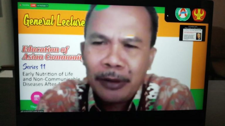 Bapak Dr. I Made Tangkas, M.Kes, Dosen Prodi Pendidikan Kimia menjadi pembicara pada seri kuliah umum (General Lecture Series) ke 11 One Asia Foundation (OAF)