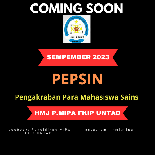 Penerimaan Pengurus Himpunan Mahasiswa Jurusan (HMJ) P.MIPA Tahun 2023
