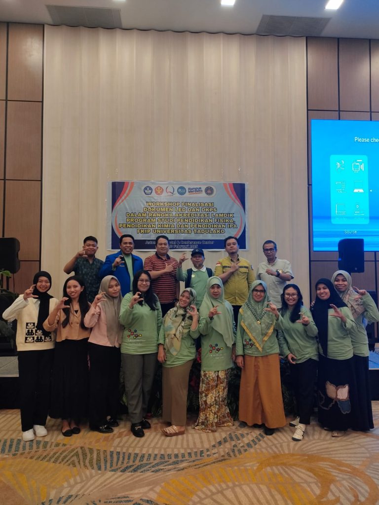 Menuju Akreditasi Unggul: Workshop Finalisasi Dokumen LED dan DKPS Dalam Rangka Akreditasi LAMDIK Program Studi Pendidikan Kimia FKIP Universitas Tadulako