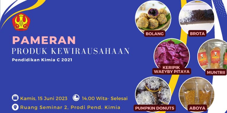 Pameran Produk Kewirausahaan Mahasiswa Pendidikan Kimia 2021