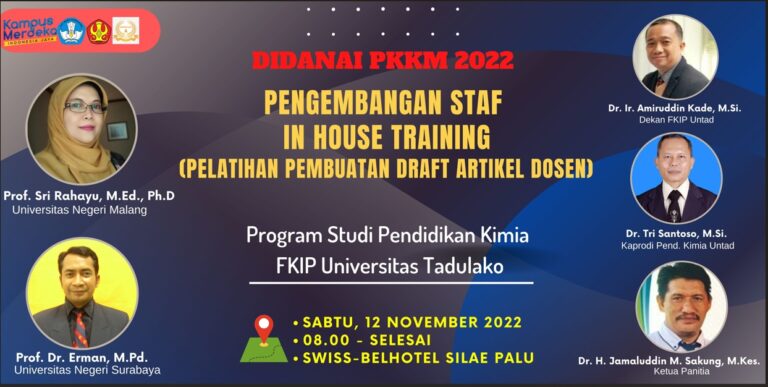 PENGEMBANGAN STAF IN HOUSE TRAINING (PELATIHAN PEMBUATAN DRAFT ARTIKEL DOSEN)